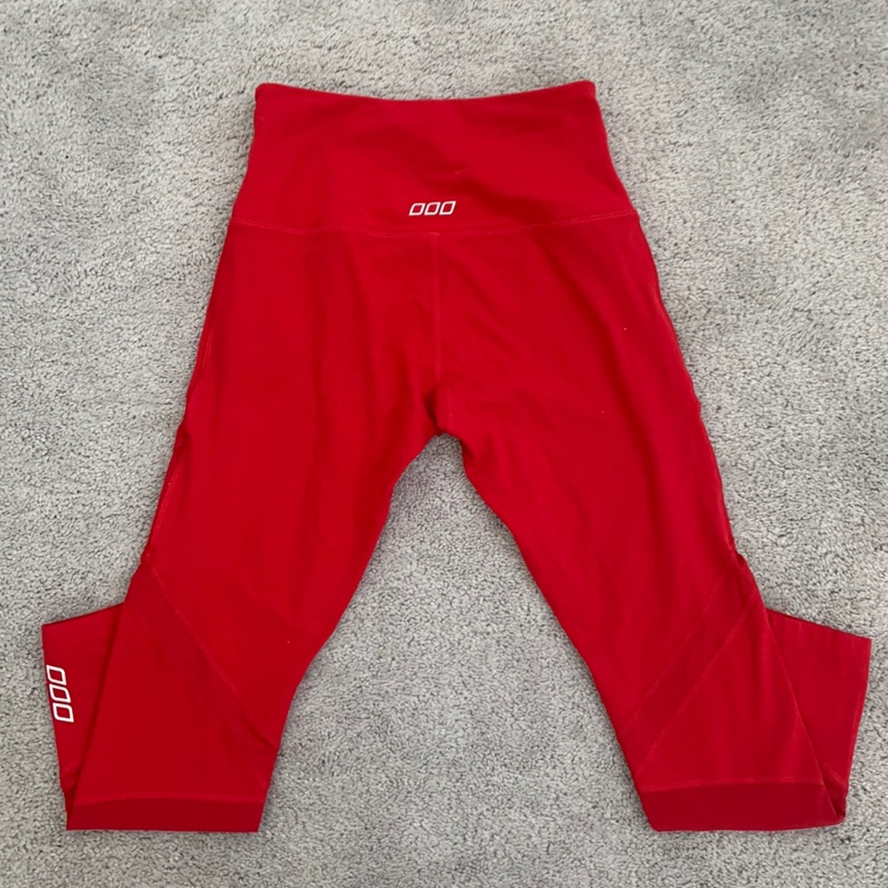 Lorna Jane Ankle Bitter Legging Red Size Small
